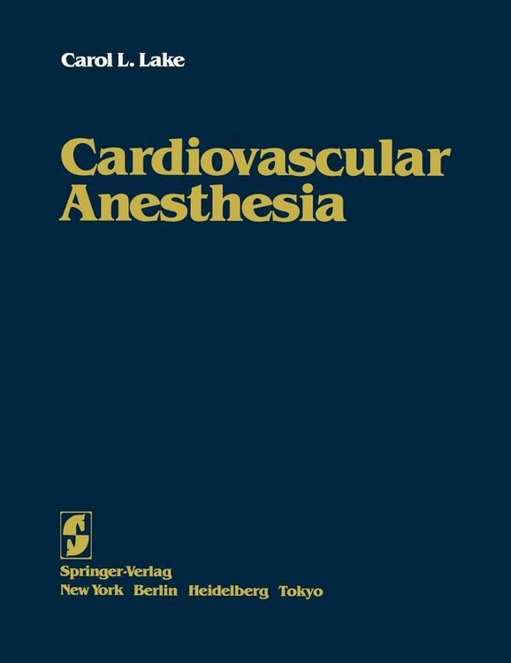 Produktbild: Cardiovascular Anesthesia