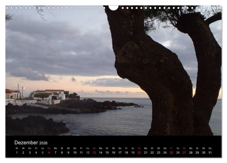 Produktbild: Azoren 2026 (Wandkalender 2026 DIN A3 quer), CALVENDO Monatskalender