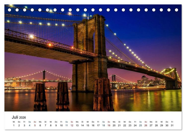 Produktbild: Meine Liebe New York (Tischkalender 2026 DIN A5 quer), CALVENDO Monatskalender