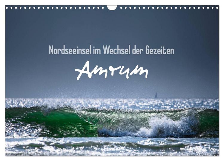 Produktbild: Amrum - Nordseeinsel im Wechsel der Gezeiten (Wandkalender 2026 DIN A3 quer), CALVENDO Monatskalender