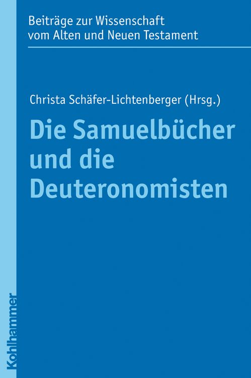 Produktbild: Die Samuelb&uuml;cher und die Deuteronomisten