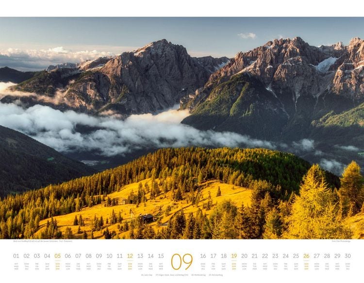 Produktbild: Naturparadies Alpen Kalender 2027