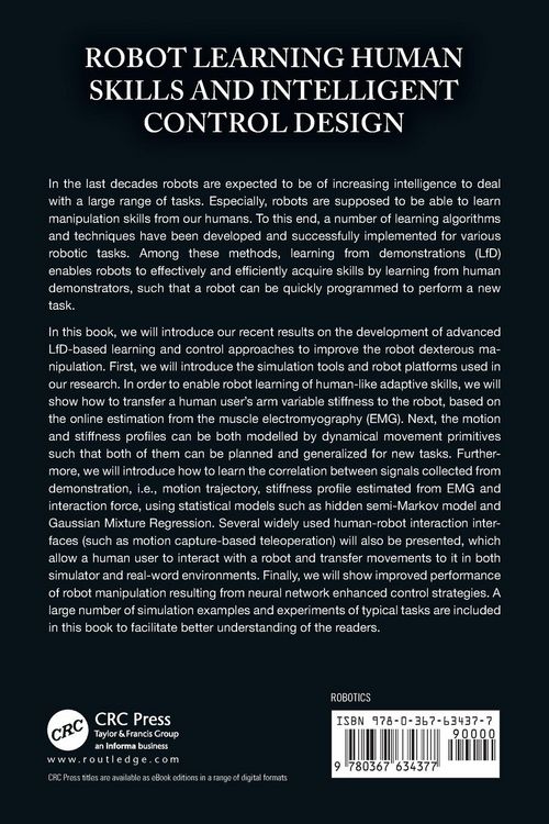 Produktbild: Robot Learning Human Skills and Intelligent Control Design
