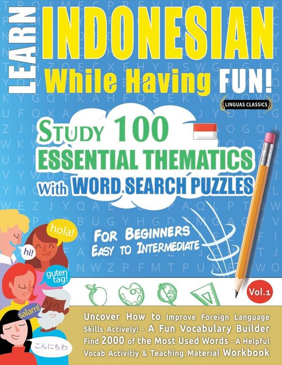 Produktbild: LEARN INDONESIAN WHILE HAVING FUN! - FOR BEGINNERS