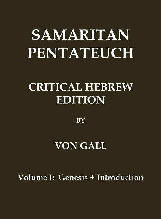 Produktbild: Samaritan Pentateuch