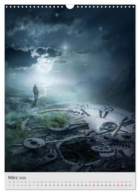 Produktbild: Zwischenzeitlich im Reich der Fantasie (Wandkalender 2026 DIN A3 hoch), CALVENDO Monatskalender