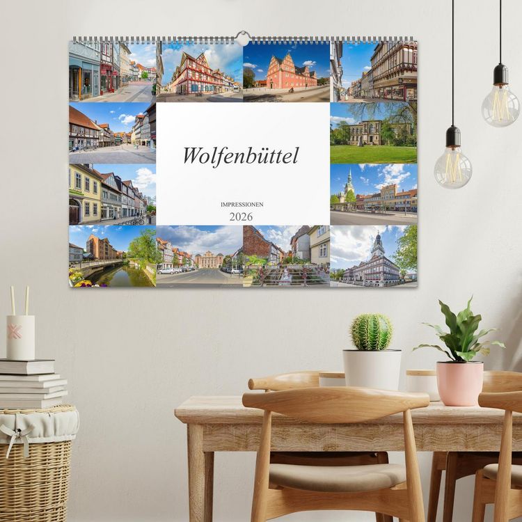 Produktbild: Wolfenb&uuml;ttel Impressionen (Wandkalender 2026 DIN A2 quer), CALVENDO Monatskalender