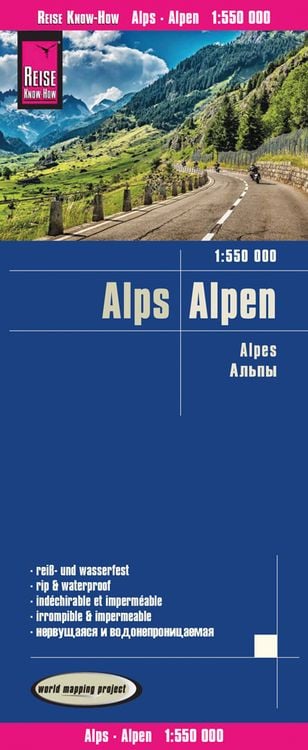 Bild vom Artikel Reise Know-How Landkarte Alpen / Alps (1:550.000) vom Autor Reise Know-How Verlag Peter Rump