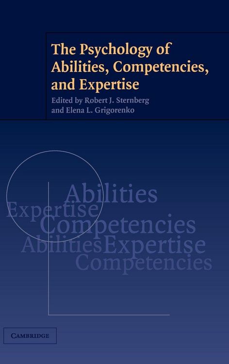 Produktbild: The Psychology of Abilities, Competencies, and Expertise