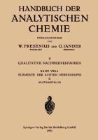 Produktbild: Elemente der Achten Nebengruppe