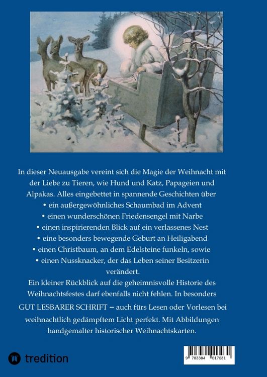 Produktbild: WUNDERVOLLE WEIHNACHTsgeschichten - Erweiterte NEUAUSGABE - Ein Buch &uuml;ber Tierliebe und Tierschutz, eingebettet in den Zauber der Weihnacht
