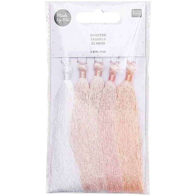 Produktbild: Quasten Weiss Rosa