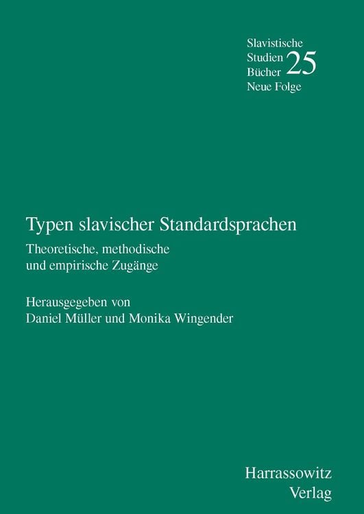 Produktbild: Typen slavischer Standardsprachen