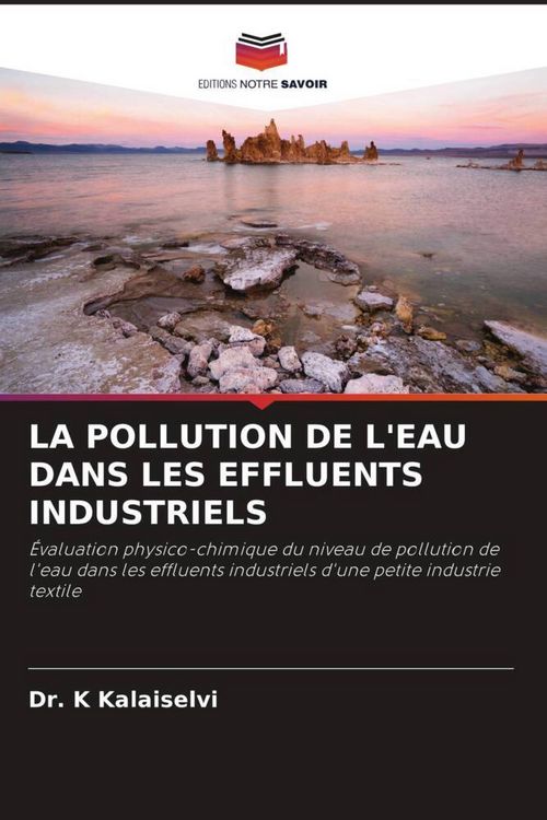 Produktbild: La Pollution De L'eau Dans Les Effluents Industriels