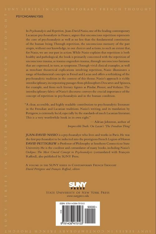 Produktbild: Psychoanalysis and Repetition
