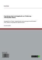 Produktbild: Erprobung eines Lerntagebuchs zur F&ouml;rderung individuellen &Uuml;bens