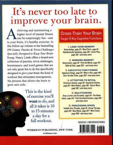 Produktbild: 417 More Games, Puzzles & Trivia Challenges Specially Designed to Keep Your Brain Young