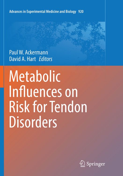 Produktbild: Metabolic Influences on Risk for Tendon Disorders