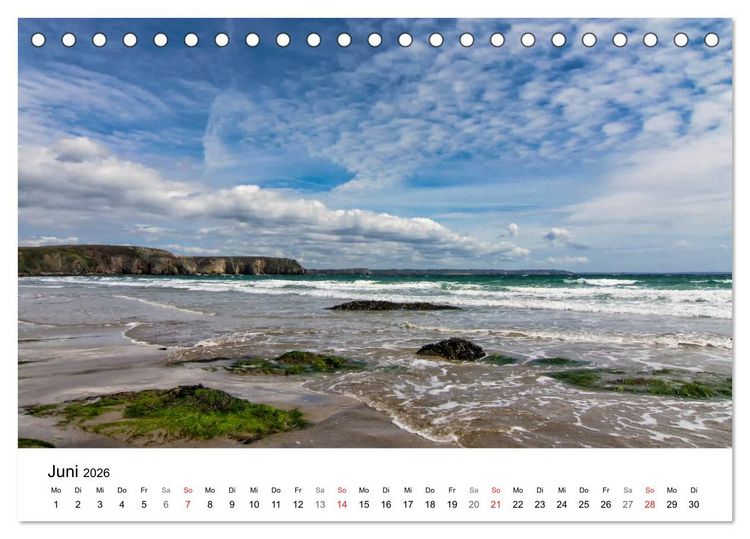 Produktbild: Bretagne &ndash; Die Halbinsel Crozon (Tischkalender 2026 DIN A5 quer), CALVENDO Monatskalender