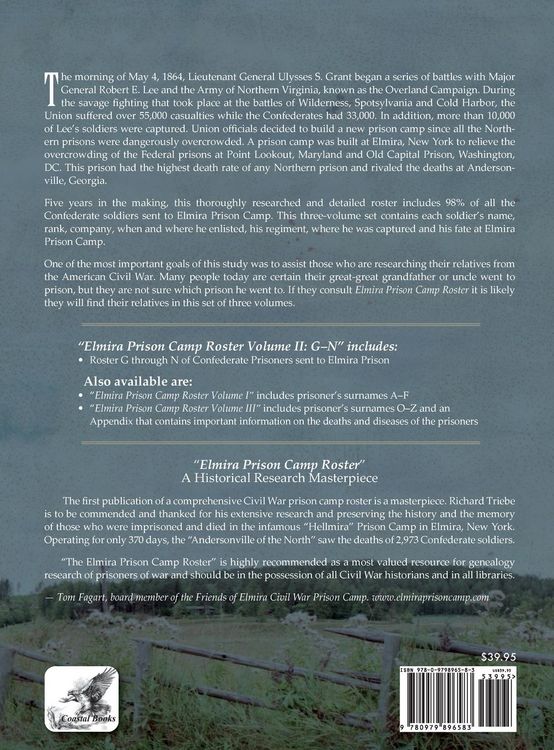 Produktbild: Elmira Prison Camp Roster Volume II
