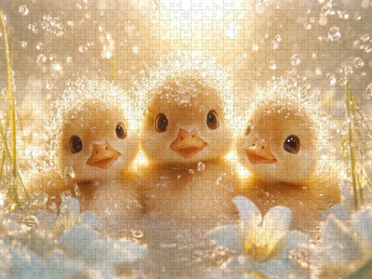 Produktbild: CALVENDO Puzzle So klein, so flauschig, so herzerw&auml;rmend | 1000 Teile Lege-Gr&ouml;&szlig;e 64x48cm Foto-Puzzle f&uuml;r gl&uuml;ckliche Stunden