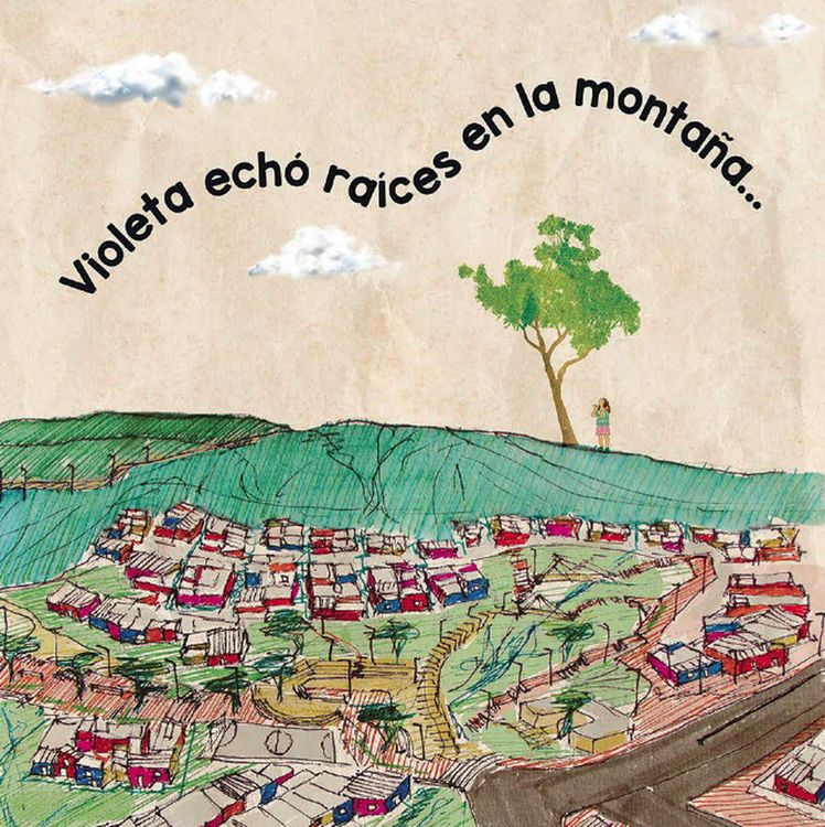 Produktbild: Violeta ech&oacute; ra&iacute;ces en la monta&ntilde;a