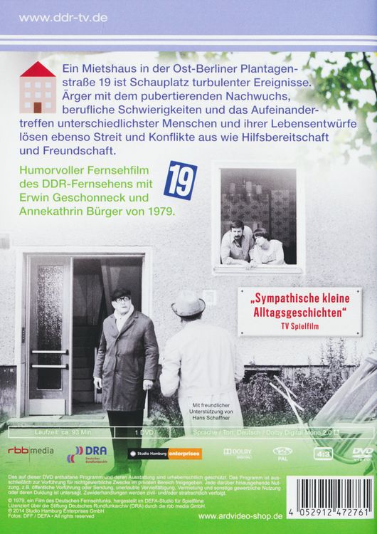Produktbild: Plantagenstra&szlig;e 19 - DDR TV-Archiv