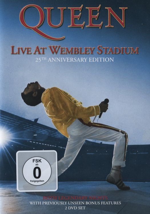 Produktbild: Queen - Live at Wembley - 25th Anniversary Edition [2 DVDs]