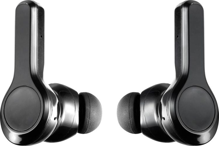Produktbild: Renkforce RF-NCE-500 In Ear Kopfh&ouml;rer Bluetooth&reg; Schwarz Noise Cancelling Headset, Lautst&auml;rkeregelung