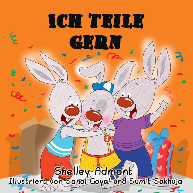 Produktbild: Ich teile gern (German Book for Kids) I Love to Share (German Bedtime Collection)