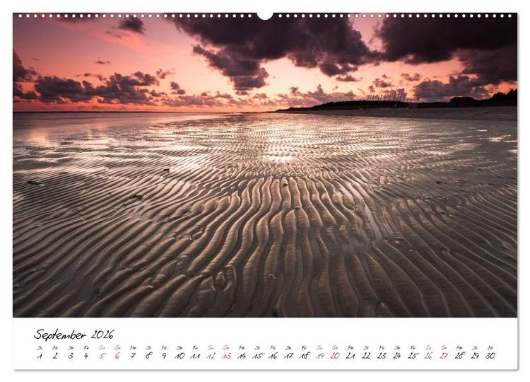Produktbild: F&ouml;hrweh - Stimmungsvolle Nordsee Bilder (Wandkalender 2026 DIN A2 quer), CALVENDO Monatskalender