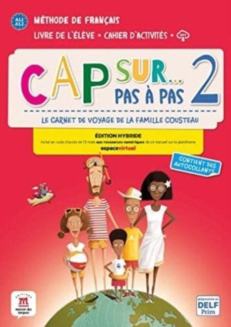 Produktbild: Cap sur... pas a pas 2 - Edition hybride - Livre de l'eleve + Cahier d'activites + audio MP3. A1.2