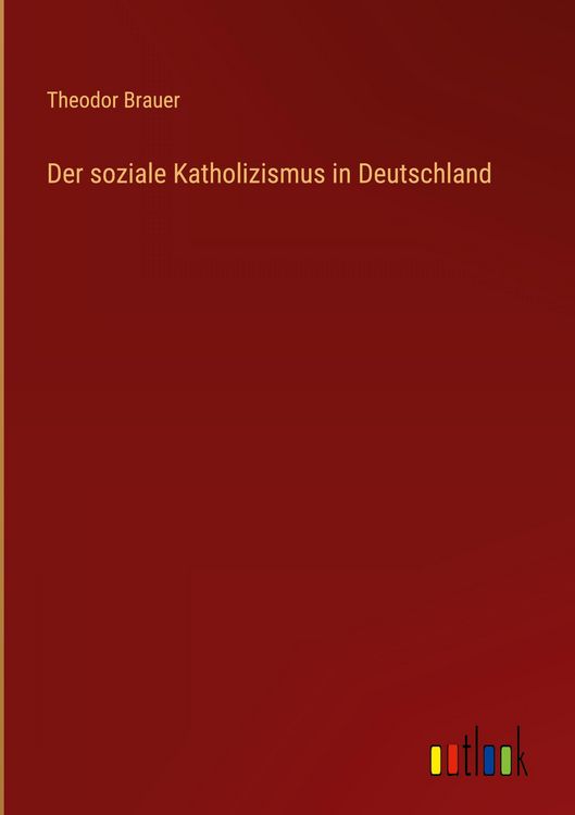 Produktbild: Der soziale Katholizismus in Deutschland
