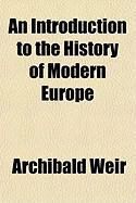 Produktbild: An Introduction to the History of Modern Europe
