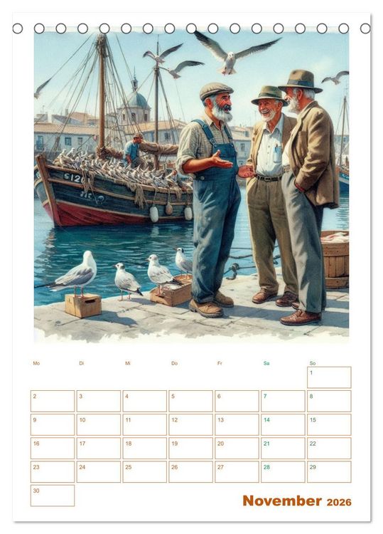Produktbild: Andalusische Augenblicke (Tischkalender 2026 DIN A5 hoch), CALVENDO Monatskalender