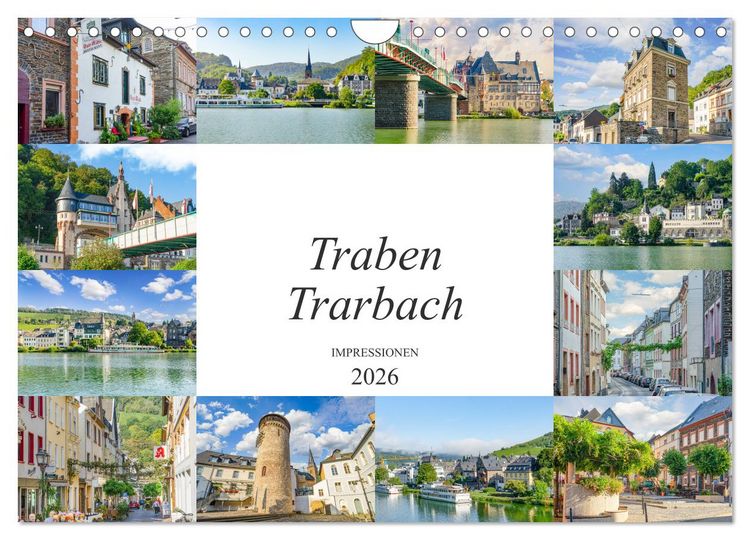 Produktbild: Traben Trarbach Impressionen (Wandkalender 2026 DIN A4 quer), CALVENDO Monatskalender