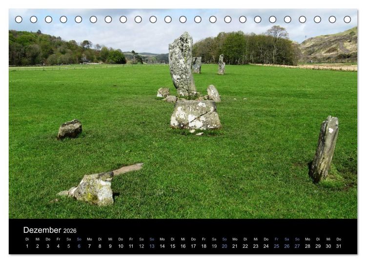 Produktbild: Steinkreise Gro&szlig;britanniens (Tischkalender 2026 DIN A5 quer), CALVENDO Monatskalender