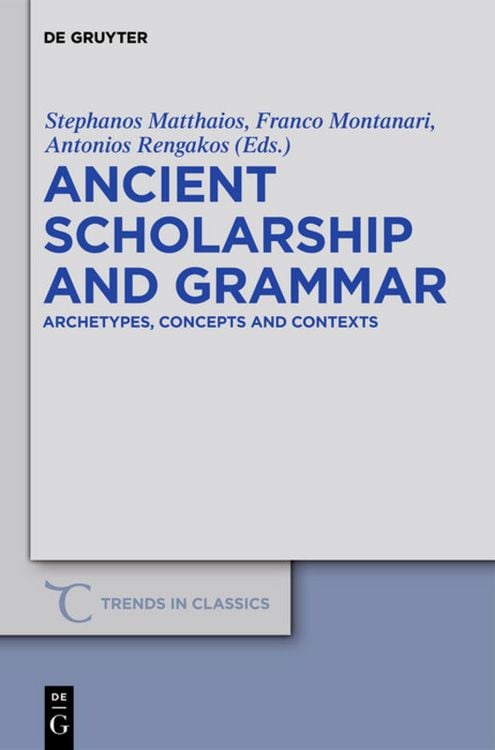 Produktbild: Ancient Scholarship and Grammar