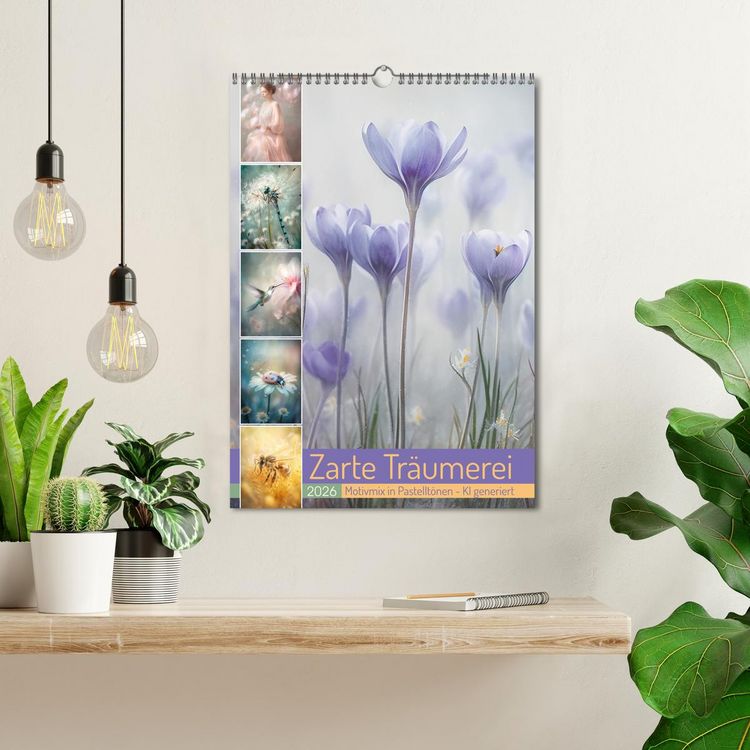Produktbild: Zarte Tr&auml;umerei (Wandkalender 2026 DIN A3 hoch), CALVENDO Monatskalender