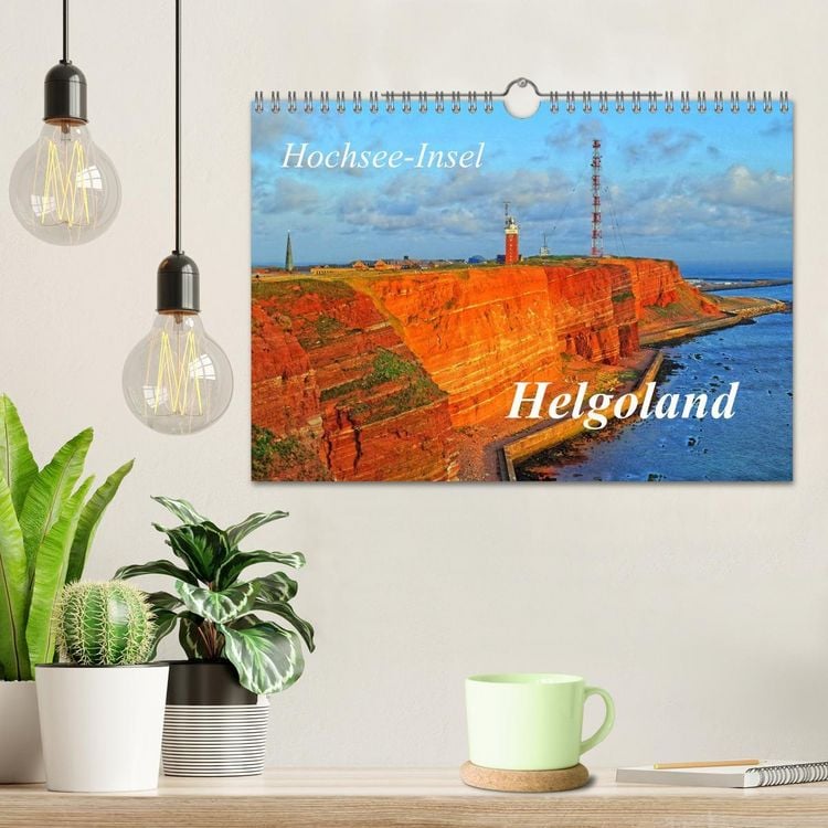 Produktbild: Hochsee-Insel Helgoland (Wandkalender 2026 DIN A4 quer), CALVENDO Monatskalender