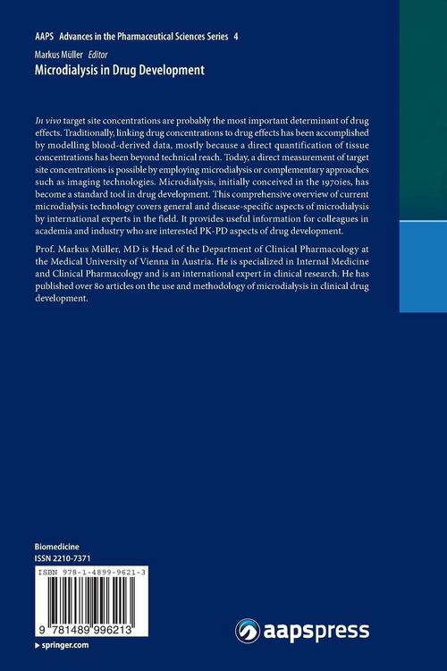 Produktbild: Microdialysis in Drug Development