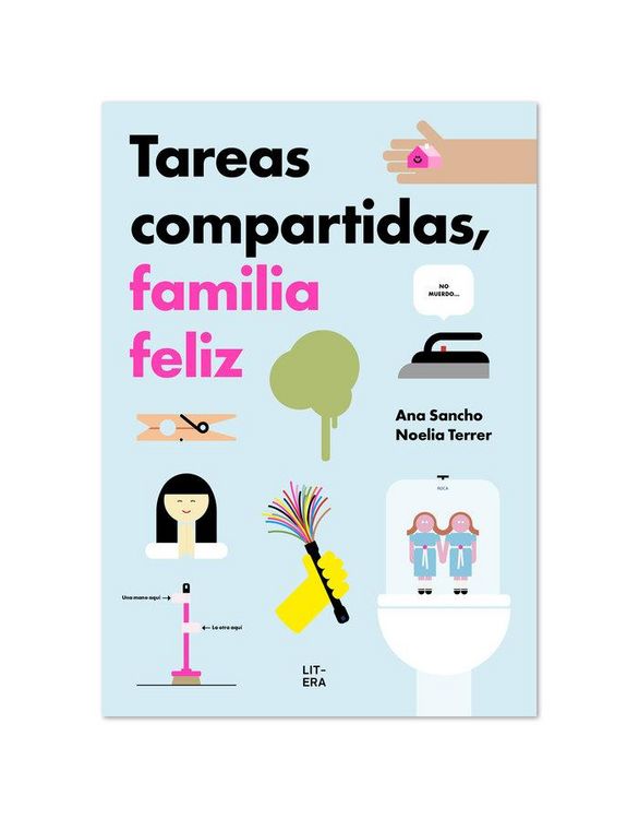 Produktbild: Tareas compartidas, familia feliz