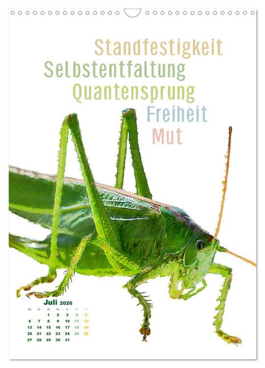 Produktbild: Krafttiere - Inspirierende Begleiter voller Magie und Seele (Wandkalender 2026 DIN A3 hoch), CALVENDO Monatskalender
