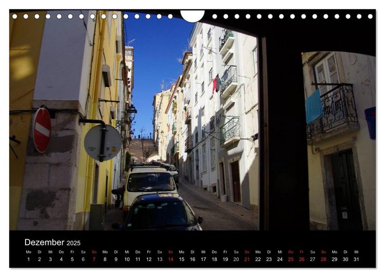 Produktbild: Mit der Tram durch Lissabon (Wandkalender 2025 DIN A4 quer), CALVENDO Monatskalender