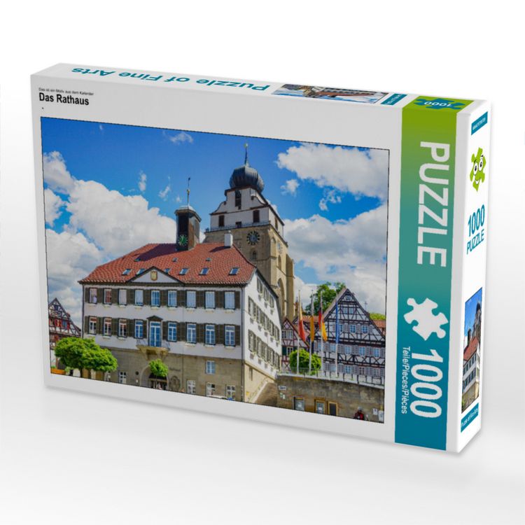 Produktbild: CALVENDO Puzzle Das Rathaus | 1000 Teile Lege-Gr&ouml;&szlig;e 64x48cm Foto-Puzzle f&uuml;r gl&uuml;ckliche Stunden