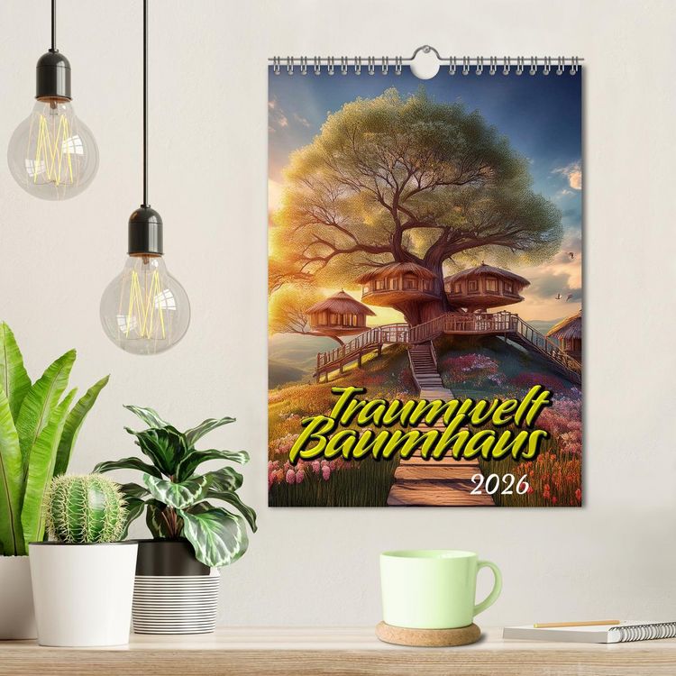 Produktbild: Traumwelt Baumhaus (Wandkalender 2026 DIN A4 hoch), CALVENDO Monatskalender