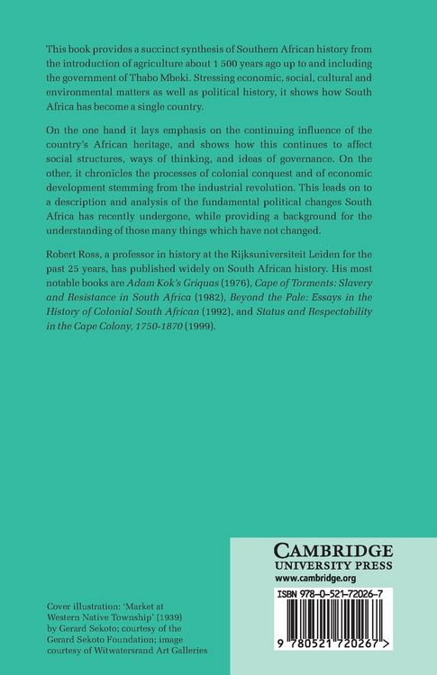 Produktbild: Concise History of South Africa 2ed