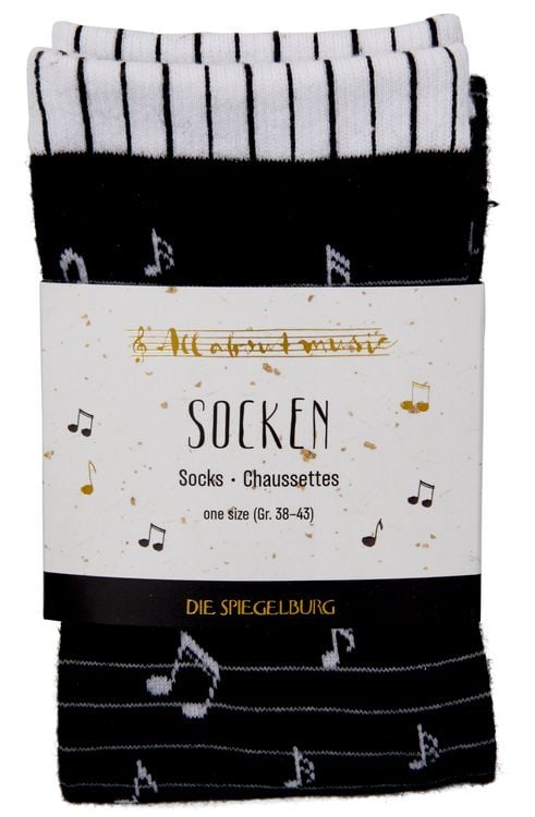 Produktbild: Socken - All about music (one size/Gr.38-43), sort.i.D.