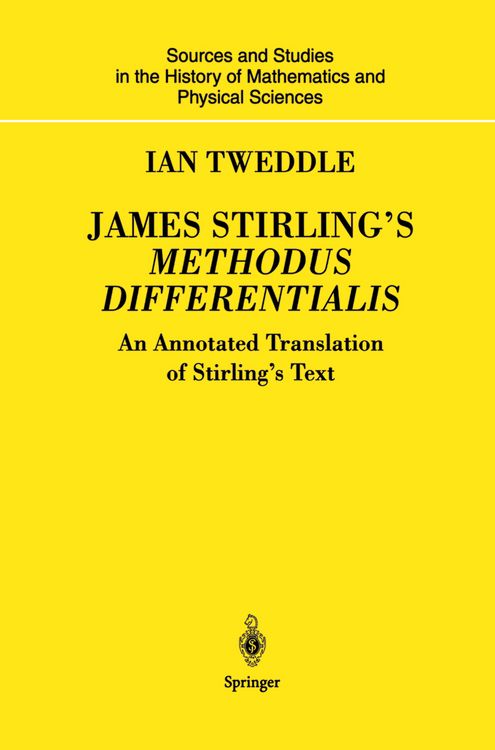 Produktbild: James Stirling&rsquo;s Methodus Differentialis