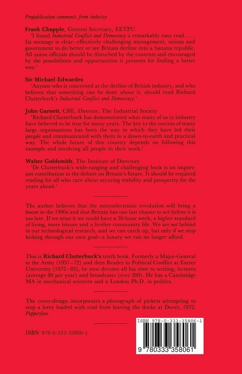 Produktbild: Industrial Conflict and Democracy